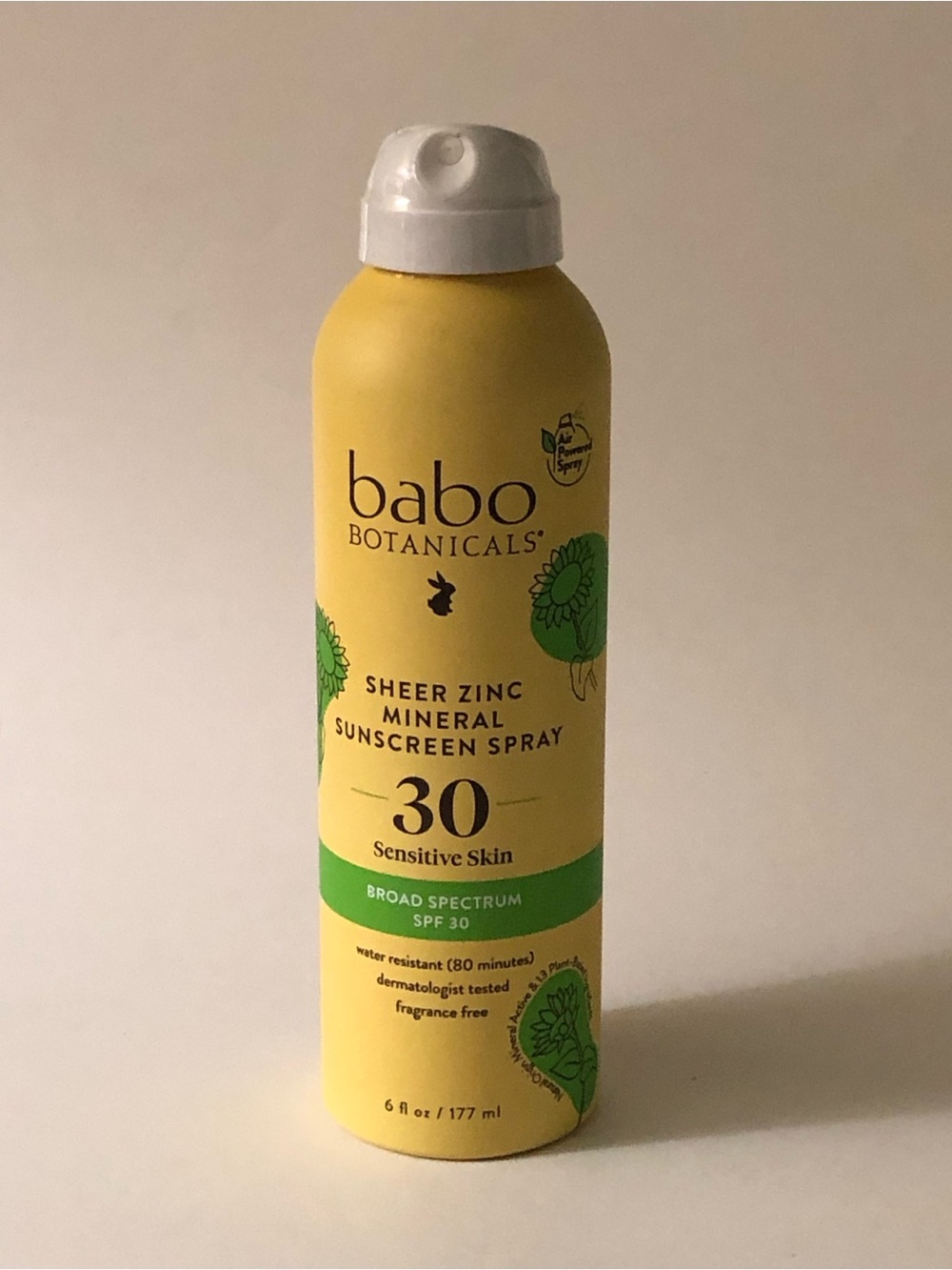 Babo Botanicals Sheer Zinc Mineral Sunscreen Spray Broad Spectrum SPF 30